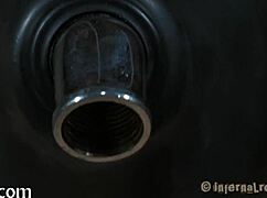 Erotic S&M images in provocative display