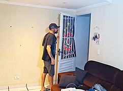 Stepdaughter Masturbating, Punished with Blowbang!