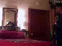 blue rides that big black cock on hidden cam, her ass bouncing in hardcore cowgirl.