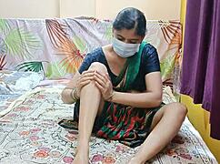 Wow, Desi bhabi gets hard cream pie from driver quick!