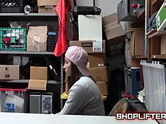 Young Terrified Shoplifting Teen 18+Ager Gets Busted!
