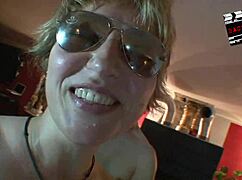 Ey Lucy Von Matt, ¿cómo fue prepararte para esa fiesta de semen detrás de cámaras?