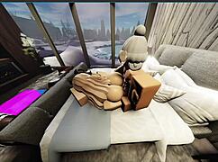 Sex with a fan? Monster cock action