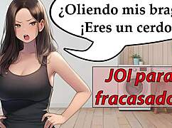 hey loser, you're the janitor caught sniffing panties in spanish voice, ready for humiliation?