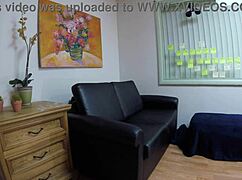 lala rose gags on cock in hardcore anal choking