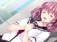 Tsuki No Kanata De Aimashou'da Seira Kurahashi ile heyecanlı anlar sahne 1.