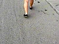 Siguiendo a Madura en la CALLE con FALDA e HILO