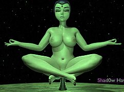 raven says, 'i'm meditating while masturbating'