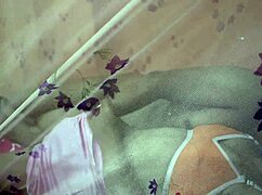 Desi girl in dorm foreplay with boyfriend, cowgirl sex.