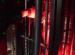 kinky europorn contrasts soft passion with rough domination in a chained cage orgy.
