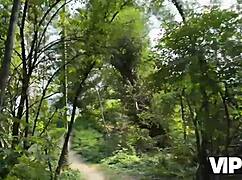 vip4k sexy redhead miss olivia shows red lingerie and fucks in public in front of bf