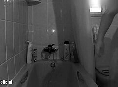 shower masturbation secret flashing!