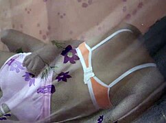 Desi girl in dorm foreplay with boyfriend, cowgirl sex.