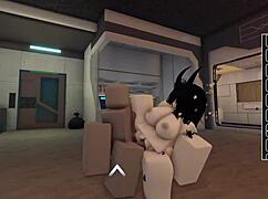 This thirsty slut gets a wild sex session