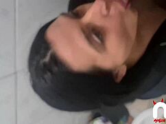 Exciting Affair: While Husband Washes Car, I Meet Young Guy For Passionate Sex In Bathroom