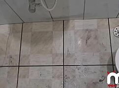 Exciting Affair: While Husband Washes Car, I Meet Young Guy For Passionate Sex In Bathroom