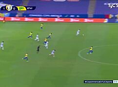 I can't believe argentina beat brazil 1-0