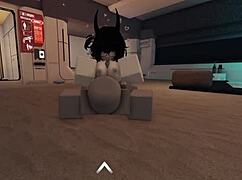 This thirsty slut gets a wild sex session