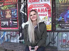 This natural teen gives a blowjob in POV. Then her yummy twat gets reamed hard.