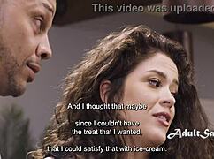 Victoria Voxxx screams during interracial masturbation