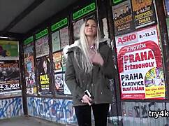 This natural teen gives a blowjob in POV. Then her yummy twat gets reamed hard.