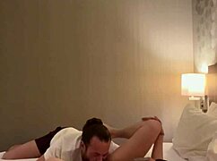 i uh ran into this stranger at the hotel spontaneously