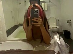 amateur myanmar couple enjoys wet, uncensored sex in the bathroom with big natural tits