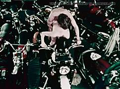 Beauty Girl Rides Motorcycle, Blows Cock To Cumshot On Face