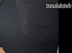 i was filming the hot brazilian blonde in the market, but i messed up the spying