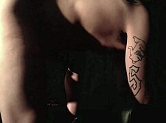 Blindfold Feathers Tease Balls Licking Sucking Milking Big Cock