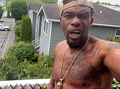 Milf Rome Major Rides Lover In Doggy, Cums On Big Tits. He Licks It Off.