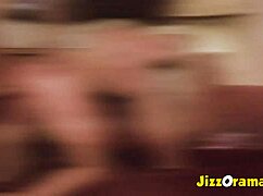 Jizzorama! Amateur fuck for blonde slut with big tits facial!