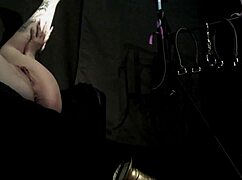 Blindfold Feathers Tease Balls Licking Sucking Milking Big Cock