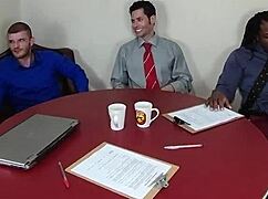 Office turns crazy with latina fucking