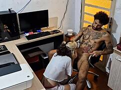 Estava Sem Sono E Dei Pro Meu Meio-Irmão Mais Velho, Huge Monster Cock Ass Passionate Creampie Lick Sex Muff Diving Gay