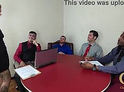 Office turns crazy with latina fucking