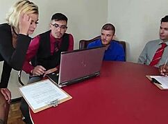 Office turns crazy with latina fucking