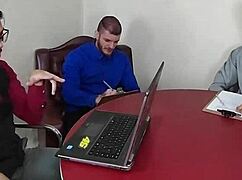Office turns crazy with latina fucking
