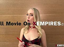 Petite shy blonde teen Braylin Bailey deepthroats and fucks hard.