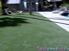 Can real teens in lingerie suck monster cocks?