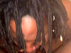 bbw exhibitionist sucks big black cock for neighbors to watch