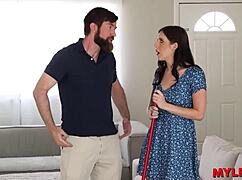 Uh, this insipid milf on the ranch finally gets flexible anal drilling bareback from her husband in rough first-time sex