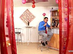 Step daughter secretly films fucking her father