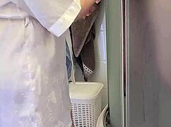 Stepmom Jerking Off Son