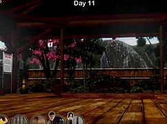 exploring the inn in this adventure game