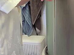 Stepmom Jerking Off Son