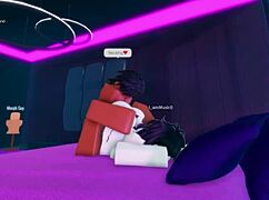 horny slut vs her king roblox in intense dicking down