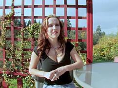 Lonely mom proposes tasting young cock immorally.