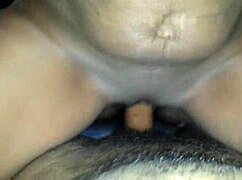 Dick riding daddy in wet pussy stockings