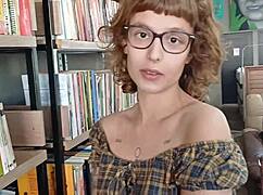 I Fucked The Library Girl With A Monster Cock In Her Wet Pussy